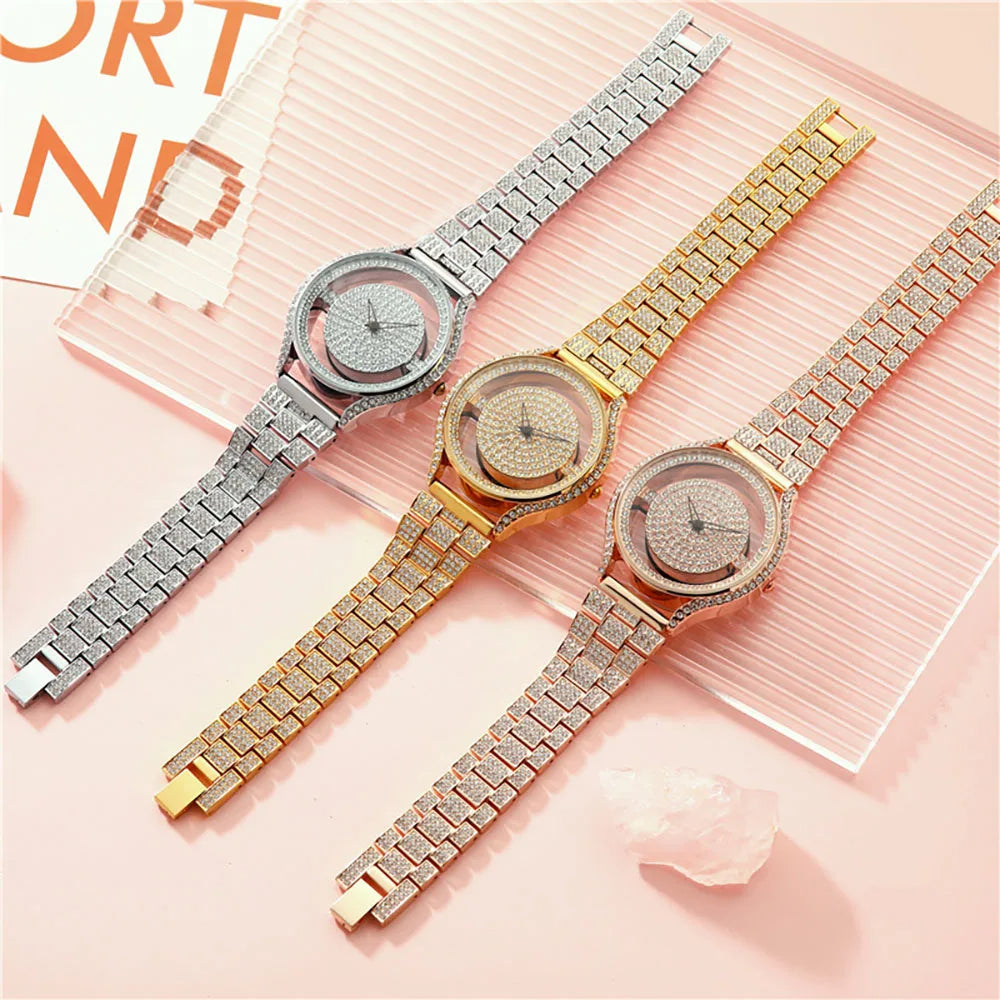 Luxury Hip-Hop Iced Out Diamond Watch
