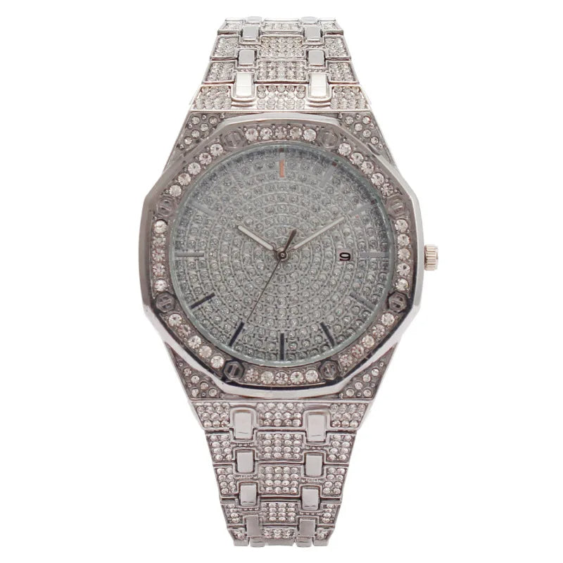 Diamond Bling Women's Watch with Calendar Function