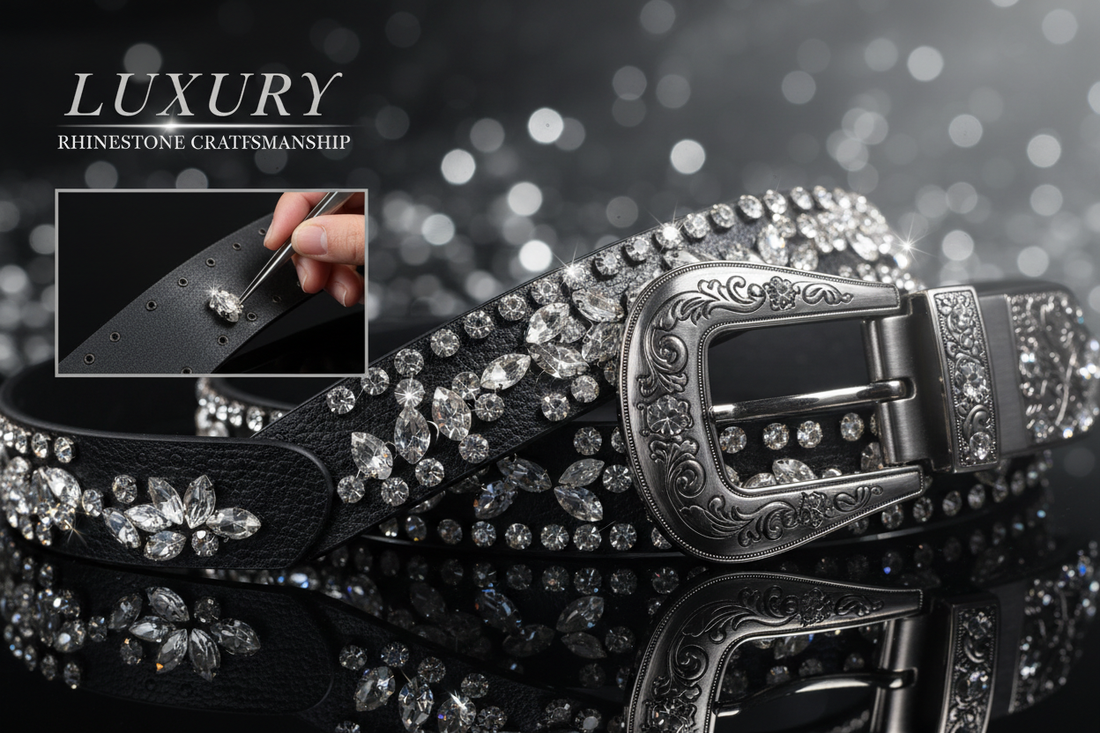 What Materials Are Used in Rhinestone Mart Belts? A Complete Guide to Shine, Quality & Durability
