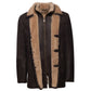 Brown Alex's Shearling Leather Coat