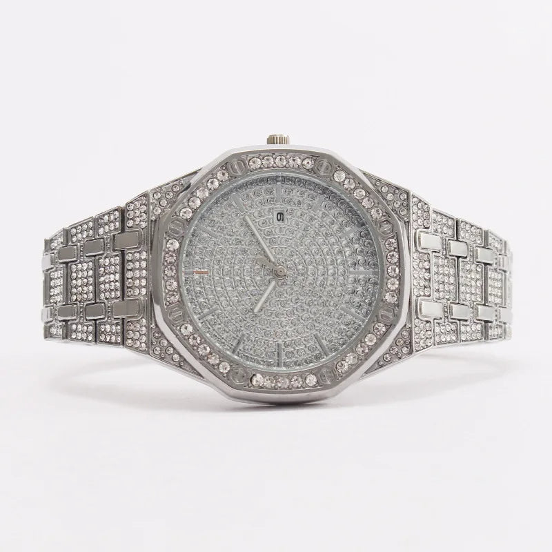 Diamond Bling Women's Watch with Calendar Function