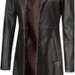 Brown Carcoat Style Real Leather Coat