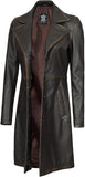 Brown Carcoat Style Real Leather Coat