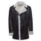Black Jozef's Buttoned Shearling Coat