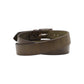 Men's Olive Green Classic Cedar Leather Belt-Men Leather Belts-Premium Leather Store