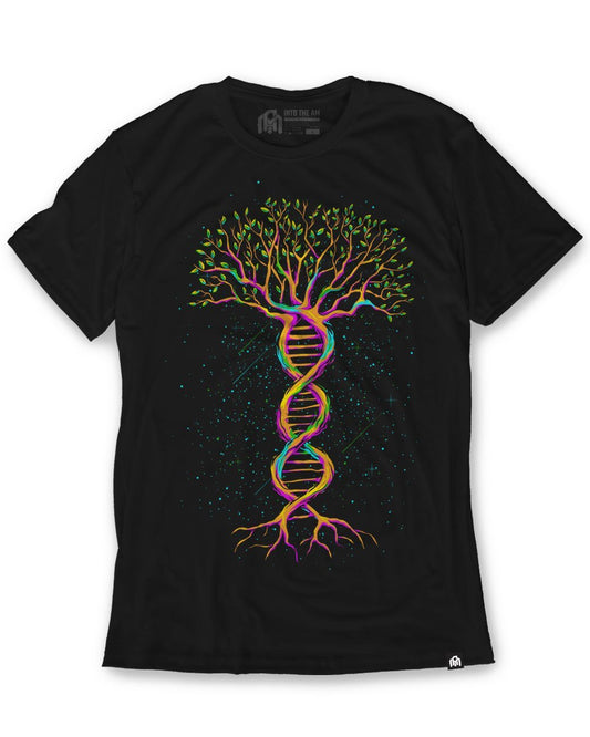 Tree Of Life Printed Rhinestone Shirt